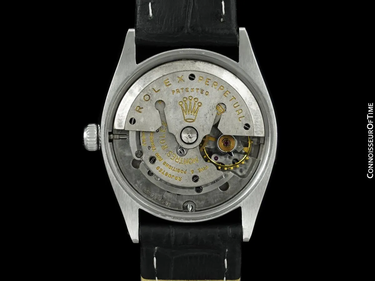 1959 Rolex Oyster Perpetual Classic Vintage Mens Automatic Watch, Ref. 6564 - Stainless Steel