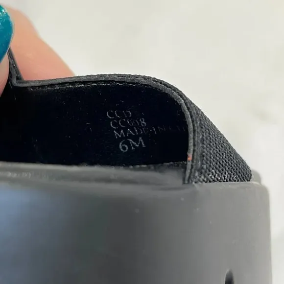 CHARLES by Charles David Black Victor Wedge Sandal