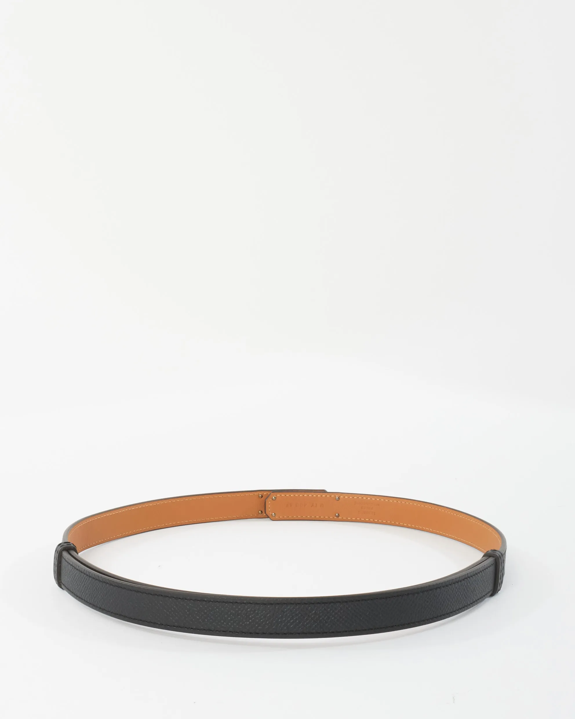 Hermès Black Epsom Leather Kelly 18 Pocket Belt GHW