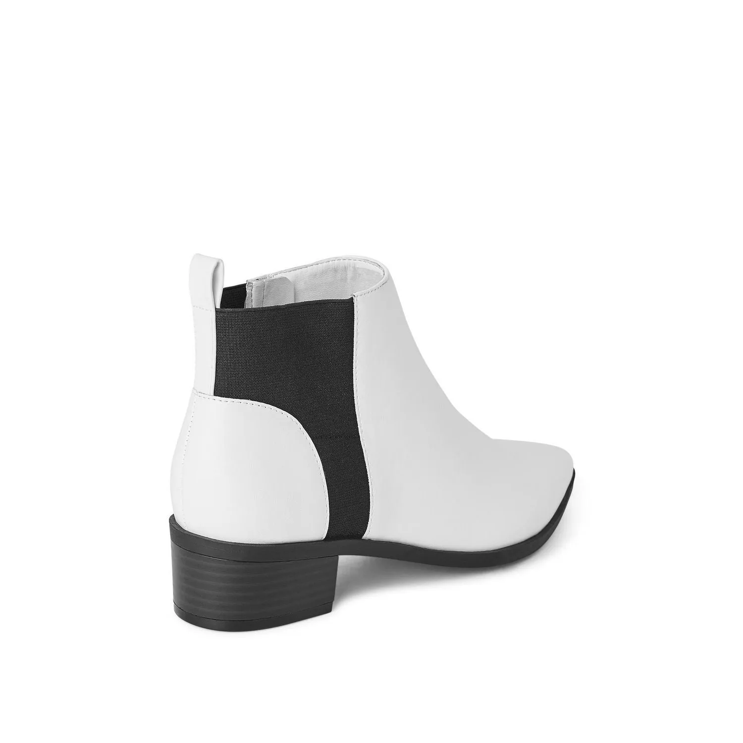 New George Women's Veena Booties in White, Sz 8