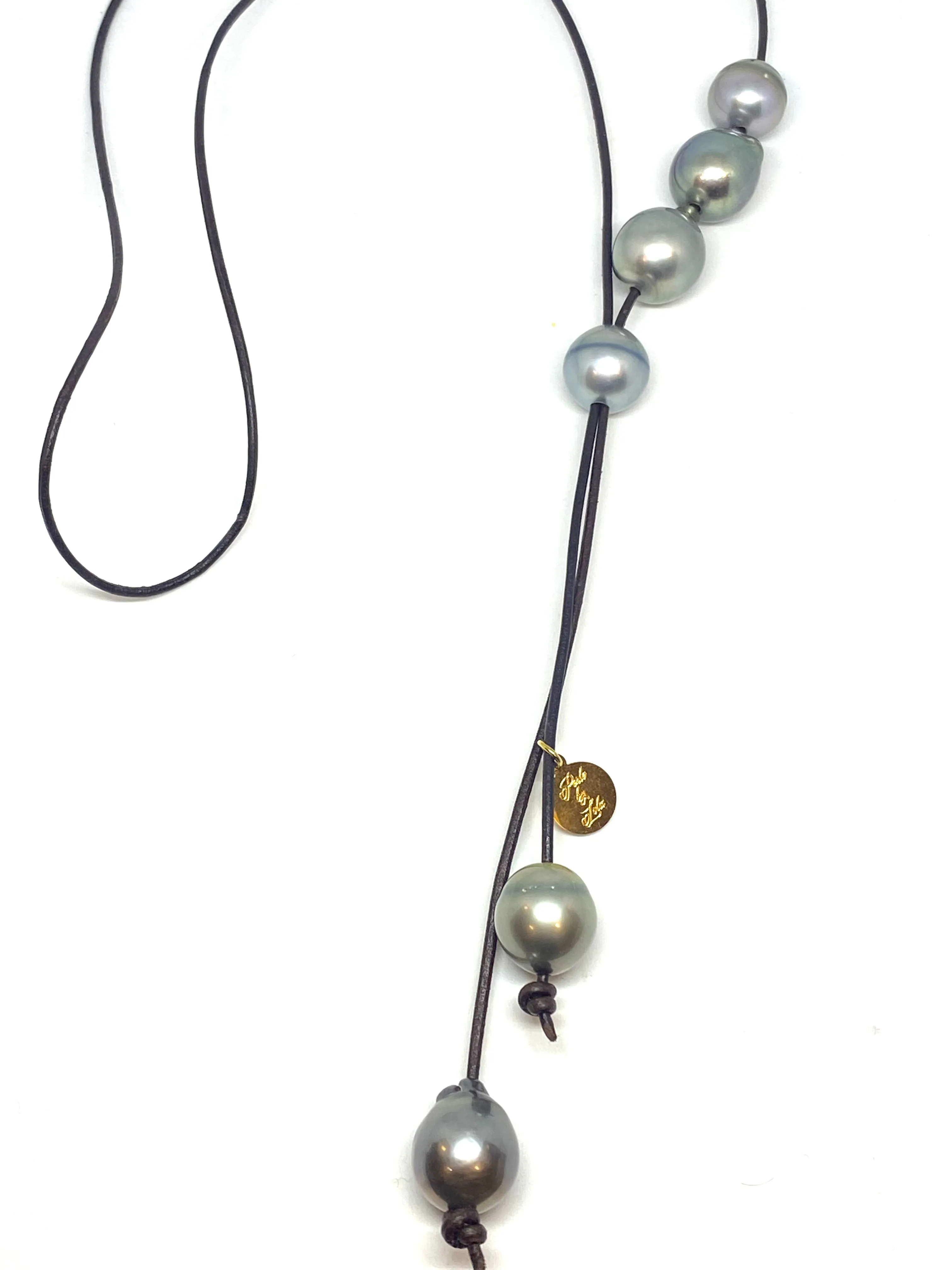 Perle by Lola Tahitian Pearl Lariat Necklace