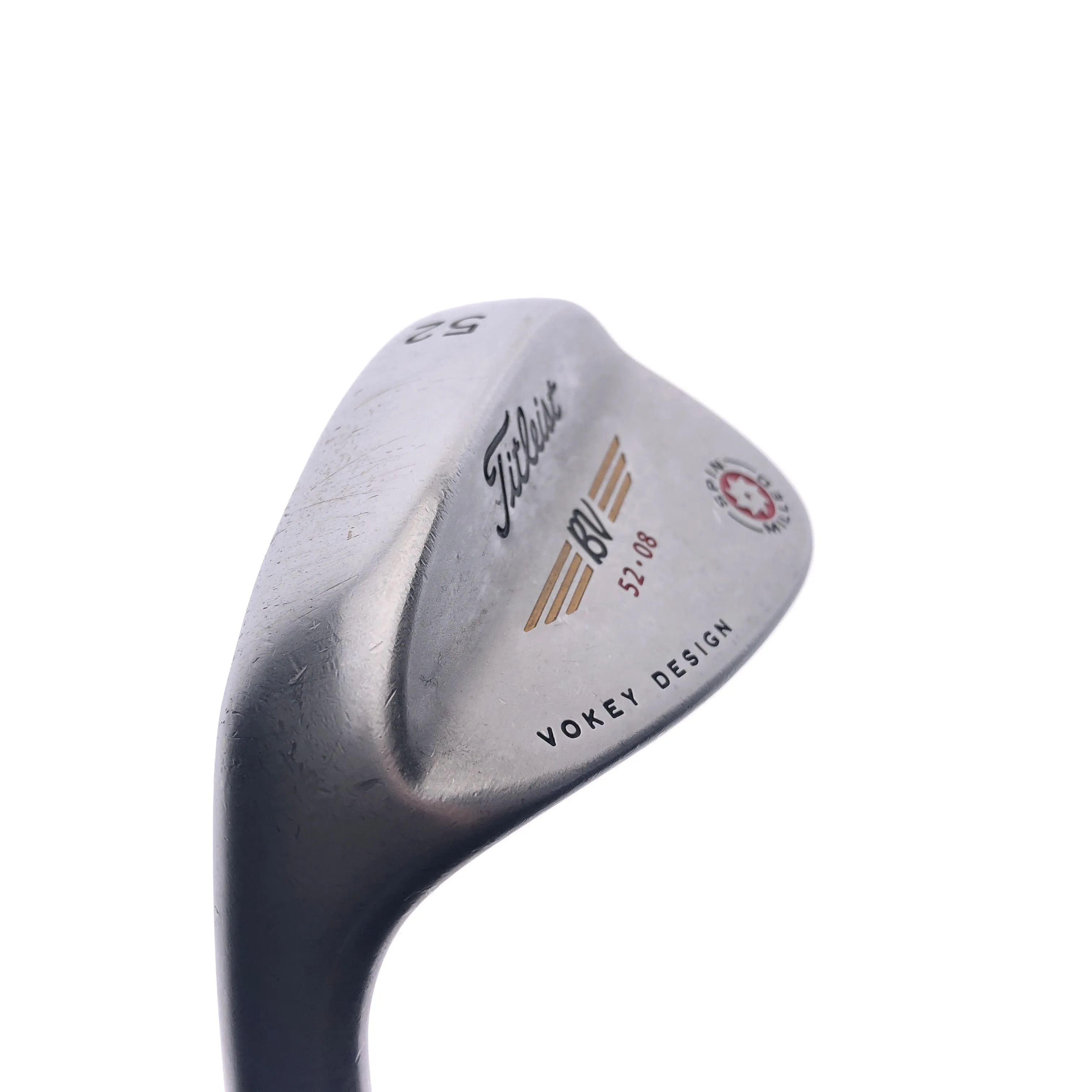 Used Titleist Vokey Spin Milled Gap Wedge / 52.0 Deg / Wedge Flex / Left-Handed
